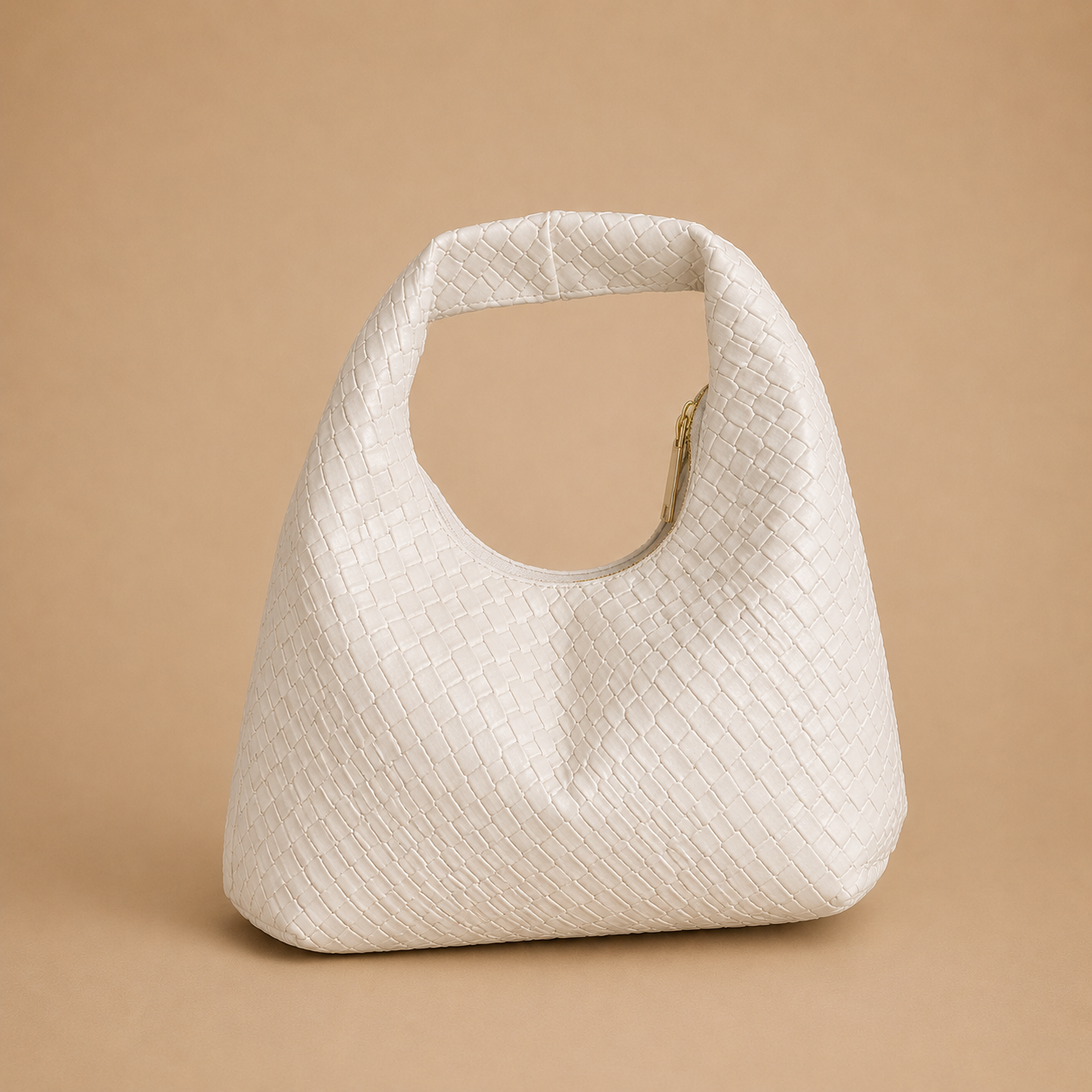 Borsa Donna Intrecciata – Tracolla Elegante con Chiusura Zip