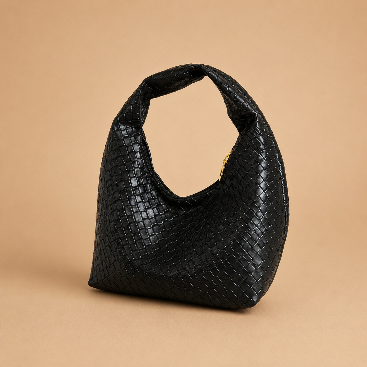 Borsa Donna Intrecciata – Tracolla Elegante con Chiusura Zip