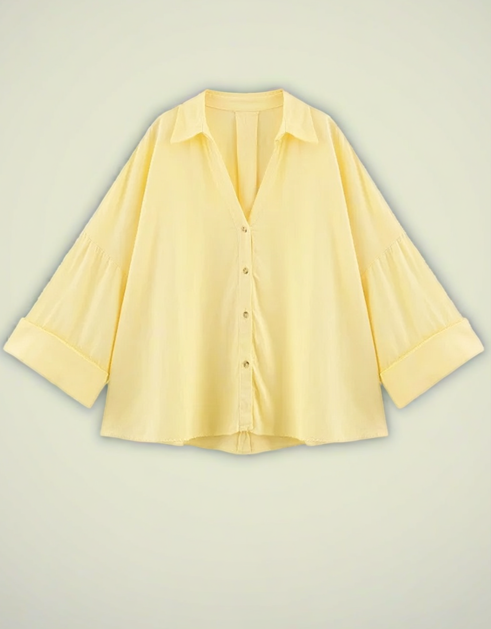 Camicia Donna a Righe Bianche – Linea Morbida con Maniche Ampie