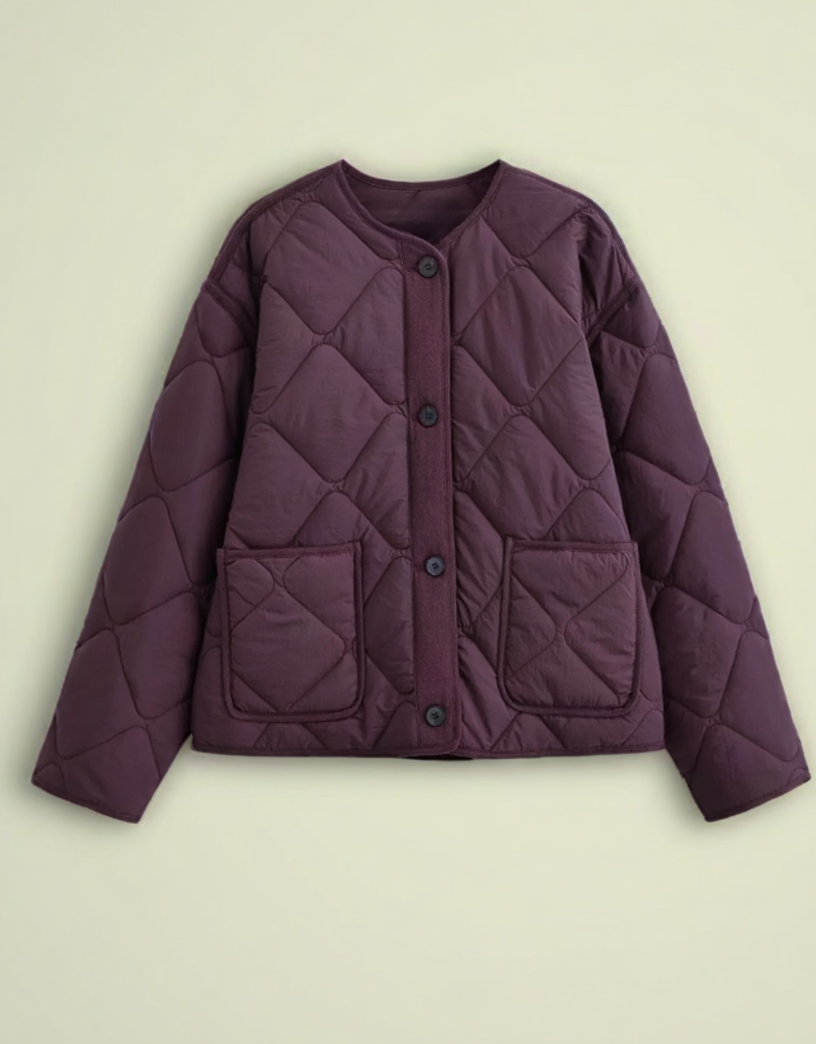 Giacca Donna Corta – Collo Tondo con Bottoni, Stile Casual